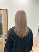 キノ(kino)&nbsp;ロングレイヤー/ミルクティーベージュ/明るめカラー