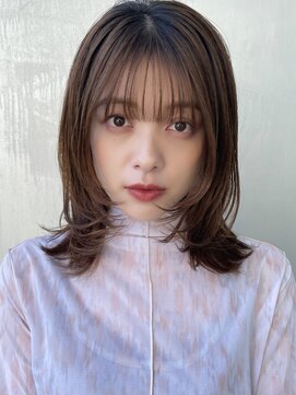 トリコ ショップアンドヘアサロン(tricot shop hair salon) 大人可愛い★外はねミディアムレイヤー