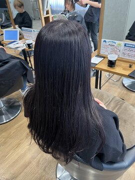 ラック 本厚木店(LUCK) ブリーチなしのディープアメジスト