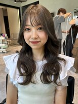 リアン バイ キートス(Lien by kiitos)&nbsp;オリーブベージュ/Wカラー/透明感カラー/レイヤーカット