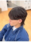 ニュアンスパーマメンズマッシュ