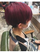 ロッソ 五反野店(Rosso)&nbsp;ショート×ボルドーレッド[五反野]