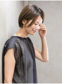 ショートカット/大人キレイ/似合わせ小顔/白髪ぼかし/脱白髪染め