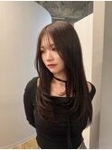 顔周りlayer × ベージュ