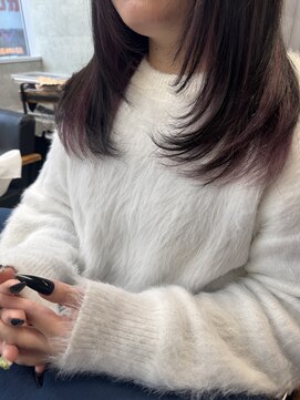 キャラ シャローネ 池袋(Chara Chalone) インナーダブルカラー/モーブピンク/レイヤー/【たいし】