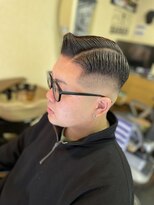 バーバーサトウ(BARBER SATO) サイドパートスタイル