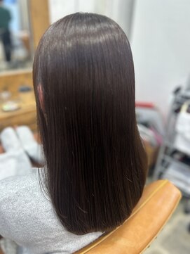 ニューラインギンザ(New-Line 銀座) 艶髪ロング ニュアンスカラー