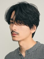 レタッチバイフィフス(RETOUCH by fifth) 原宿センターパートフェザーパーマツーブロックメンズパーマ