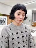 ショートボブ パーマ ボブパーマ ミニボブ ニュアンスパーマ