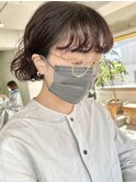 大人ボブパーマショートパーマ波ウェーブふわふわボブミニボブ