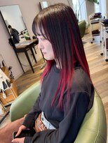 ヘアースパリゾート リアン 燕三条店(Lien)&nbsp;アンブレラ_あざやかレッド_