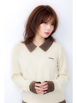 キーコ 大宮(Keyco) 顔周りレイヤーウルフミディ