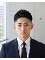 MEN's Baguz MEN'Sカット/ MEN'Sパーマ/ MEN'Sカラー 清潔感と好印象を両立する爽やかビジネスショートヘア