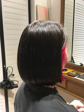 マリーチリタ(marichi Rita) きちんとボブ×ピンクインナーカラー