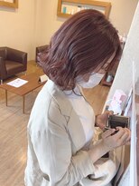 if&nbsp;ピンクブラウン×ボブ