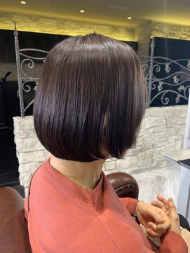 シャル 辻堂(shalu) 65歳のエイジング毛でもこの艶が手に入る髪質改善縮毛矯正