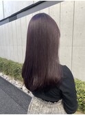 ＊ブリーチなしラズベリーピンクブラウン！暖色系パープルピンク