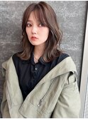 #ナチュラルハイライト#ミルクベージュ#ゆる巻き