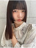 【TALO】ストレートでキマる。姫カット×バングカット