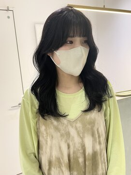 ヨーク(YOKE) 【 YOKE 】ミディアムレイヤー小顔韓国顔まわり