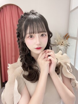 ランド 原宿表参道(LAND) アイドル前髪×編みたらしヘア