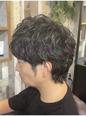 デルフィーノヘアーのマッシュウルフパーマ