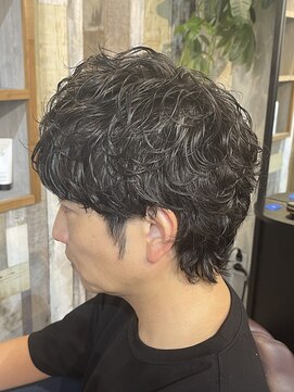 デルフィーノ ヘアーパフォーム(delfino hair perform) デルフィーノヘアーのマッシュウルフパーマ