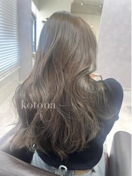 コトナ ヘア アンド リラックス 竹ノ塚(kotona) 透明感柔らかさシルクベージュ