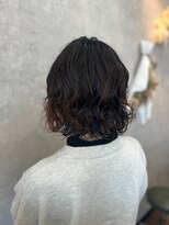 ヘアーワークス ボナ ウニクス店(HAIR WORKS bona) ボブ/ナチュラルパーマ/艶カラー/髪質改善カラー