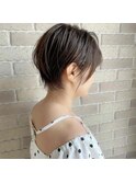30代40代丸みショートヘア
