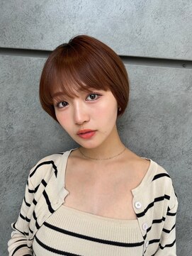 ジーナ 天王寺(Zina) 髪質改善*マロンブラウンマッシュショート*美髪【Zina天王寺】