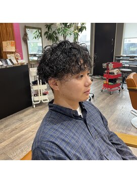 メール(Mer...) ☆波巻きプードルパーマ☆横山飛翔