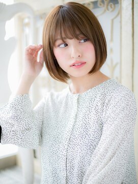 モッズヘア 福岡天神店 mod's天神/美髪シルキーベージュ切りっぱなし前下がりボブh