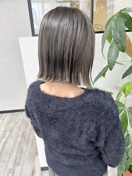 ベルヘアーデザイン 堺東(Belle hair Design) 切りっぱなしボブ/ボブ/ショートヘア/ショートカット/堺東