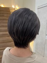 シア 春日部店(SHEER)&nbsp;【Hitomi】ブリーチ１回グレーアッシュ×ハンサムショート