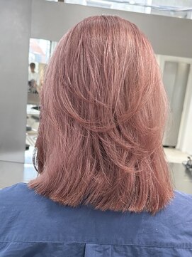 ラック 表参道(LUCK) モーヴピンク/ピンク/レイヤースタイル/ケアブリーチ/20代