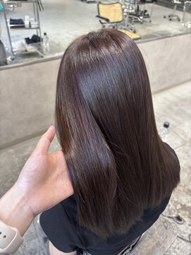 ネアー 新潟(NEER) アプリコットオレンジ/くびれヘア/ウェーブショート［新潟］