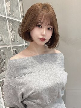 ロンド ジュルード 名古屋(Lond jeloud) 甘すぎない大人可愛い！ナチュラルボブ