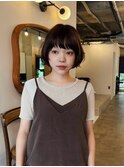 レイヤーボブ/ショートボブ/顔周りカット/20代30代