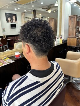 シャンプーボーイアネックス(SHAMPOO BOY Annex) メンズショート プードルパーマ 佐世保