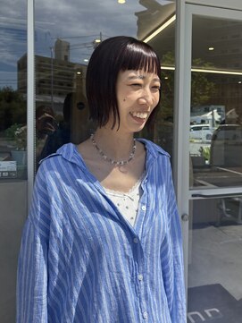 アン ヘアーズ(ann HAIRS) minibob/winered