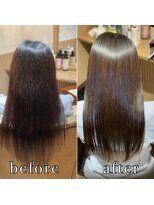 フィールド(field)&nbsp;30 髪質改善ストレート(縮毛矯正)コース☆トリートメント