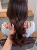 ミディアムヘア/デザインカラー/フェイスフレーミング/梅田