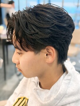 バース バイ ハピネス(BIRTH by happiness) 奈良men's毛流れフェザーパーマ