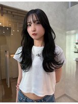 ジーナ  札幌大通(Zina)&nbsp;美髪＊ハイレイヤーミックスカール＊暗髪アッシュ＊Zina札幌大通