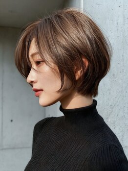 【自由が丘駅徒歩30秒】大人女性の上品にまとまる“大人ショート””大人ミニボブ”が人気◎[髪質改善]
