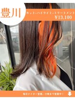 ネリネ(Nerine)&nbsp;【人気No3】カット+ハイライト+艶カラー+ケアトリートメント