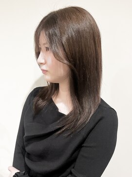 大人つやブラウン まとまりローレイヤー