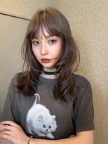 天神美容室&nbsp;【KASUMI天神美容室】グレージュ×レイヤーカット