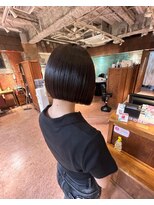 ポット バイ クレドガーデン 大宮東口店(pote by CRED GARDEN)&nbsp;暗髪チョコレートブラウンxボブ